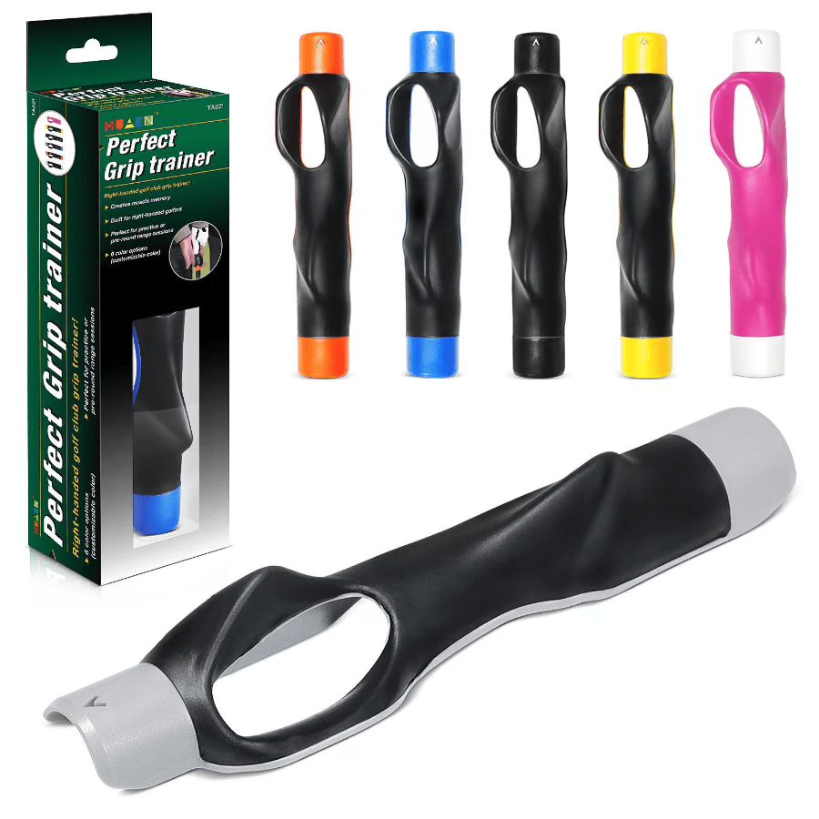 Golf Club Grip Corrector - Quickly Correct Grip Posture, Universal Design Fits All Clubs, Easy Installation, Made Of Quality Materials For Comfortable And Durable Use, Helps Beginners Master Proper Grip Technique, Improves Shot Stability And Accuracy, Essential Training Tool For Golfers