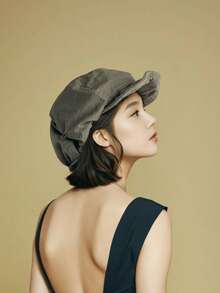 1pc Designer Beret Hat, Fashionable & Versatile For Women - Flat-top Cap - View 1