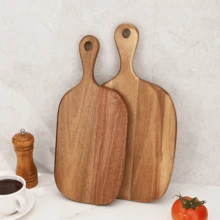 Christmas Tree Cutting Board Tray, Racket Shaped Cutting Board, Racket Design Tray Cutting Board, Creative Rosewood Wooden Tray Cutting Board, Wooden Cheese Board, Cold Cut Meat Platter, Steak Serving Platter, Portable Cutting Board, Outdoor Camping Dining Mat, Unique Tennis Gift For Players And Fans - Wooden Cheese Board And Charcuterie Platter With Tennis Racket Design, Housewarming And Wedding Gift - Multicolor - View 10