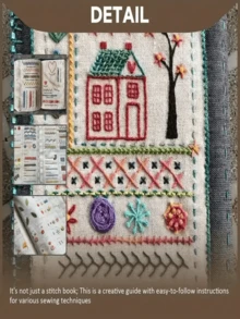 1/2 Set Embroidery Stitch Books, DIY Embroidery Stitch Books, Embroidery Sewing Books, Embroidery Books, Adult Sewing Books, Suitable For Beginners And Embroidery Enthusiasts, Embroidery Tools, Embroidery Kit, Suitable For Sewing, Embroidery Thread, Crochet, Craft Accessories, Home Decor, Room Decor, Birthday Gifts, Anniversary Gifts, Holiday Gifts - Multicolor - View 7