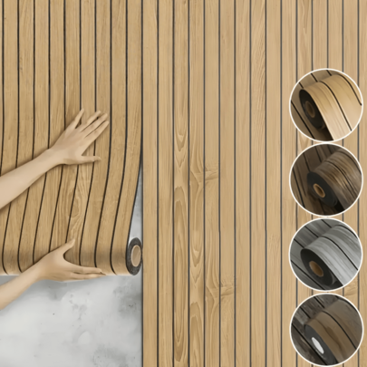 لفة واحدة 3 أمتار * 40 سم ملصق حائط خشبي سميك قابل للتقشير واللصق، شريط لاصق مقاوم للماء لديكور المطبخ والغرفة المعيشية والمكتب والغرف (رمادي وبني) ديكور جداري لغرفة النوم، ديكور منزلي، ورق حائط للغرفة المعيشية، ملصقات حائط، ديكورات حفلات، ديكور غرفة المعيشة، ديكور غرفة النوم، ديكور المكتب، مستلزمات ديكور المنزل، ديكور الحمام، مستلزمات ديكور الغرف، ديكور المنزل، ورق حائط