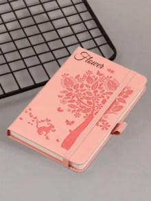 1 Piece Of A6 Personalized Notebook With Custom Name And Cute Patterns, A Mini Pocket-Sized Minimalist Memo Pad With Lined Pages And Blank Pages On Both Sides, Suitable For Writing, Drawing, School Activities, Student Rewards, Available In Multiple Colors, Back-To-School Supplies.