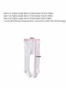 1pc Baby Suspender Tights, Boys/Girls Thermal Leggings, Children Christmas Pantyhose, Autumn/Winter