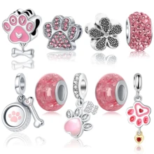 9 Stücke/Set Vintage Europäischer & Amerikanischer Stil, Multistil-Set, exquisite & vielseitige süße Blumen, Schneeflocken, kutschenförmige Polymer-Ton-Perlen-Anhänger, DIY Schmuckherstellung, Halskette, Armband, Schmuckzubehör