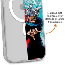 Funda Compatible con iPhóne Un Puñch Maan Garrou Villano Nivel de Amenza Dios Anime Manga Protector Carcasa Anticaídas a Prueba De Golpes TPU. - transparente - Ver 3