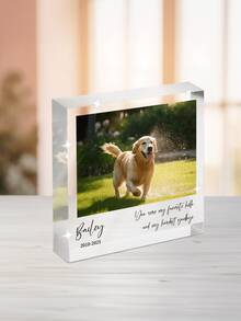 Personalized Pet Paw Memorial Acrylic Ornament-19styles,Personalized Pet Gift With Your Own Photo For Pet Lovers, Custom Pet'Name, Custom Picture In Memory Of Pet, Pet Loss Sympathy Gift, Dog Bereavement Gift, Memorial Gifts For Loss Of Pet - Multicolor - View 14