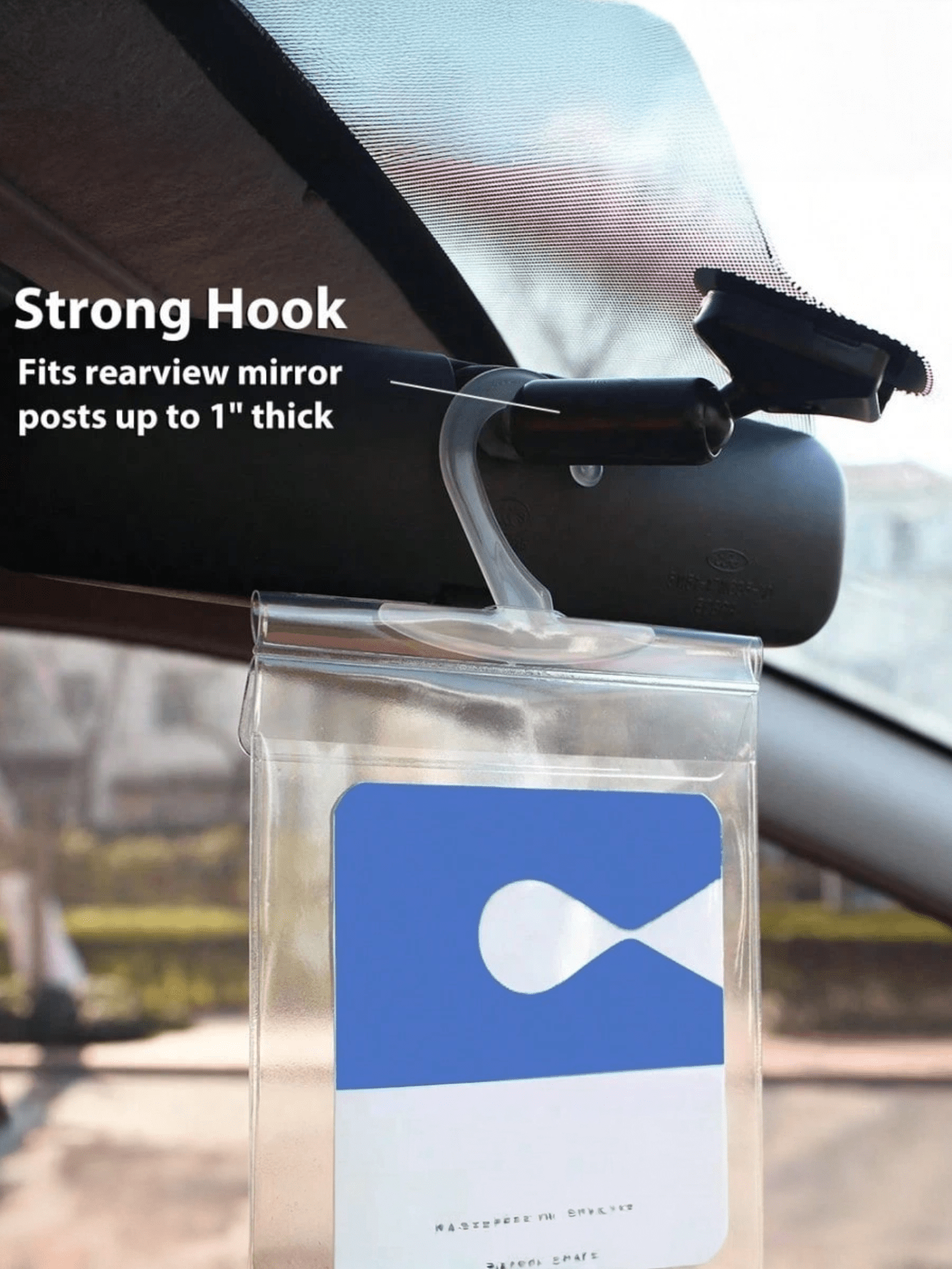 Skyddande överdrag för parkeringsskyltar för funktionshindrade, ultraklart skyddsöverdrag för parkeringsskyltar för funktionshindrade med stor plasthängare, upphängningsväska med handikappslogan, upphängningsväska i genomskinlig PVC-plast, förvaringsväska för parkeringsskyltar, väska för parkeringsskyltar för funktionshindrade, genomskinlig PVC-upphängningsväska för handikappkort, upphängningsväska för parkeringsskyltar i bilens insida - Multifärgad - Visa 5