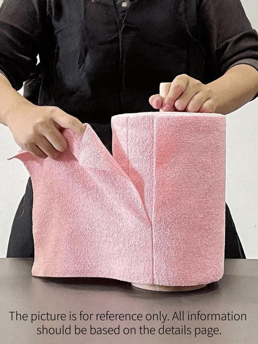 1pc (20 Pieces/50 Pieces) Of Microfiber Towel Rolls, Tearable Cleaning Towels, Ultra-Fine Fibers, Multi-Functional Absorbent Cleaning Tissues Suitable For Car Soft Cleaning Cloths, Napkins, Kitchen Towels, Lazy Towels, Cleaning Supplies, Cleaning Tools, Kitchenware, Household Items, Household Cleaning Supplies - Multicolor - View 1