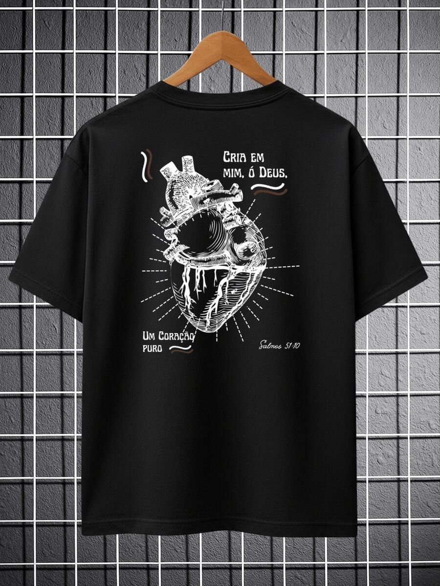 Catholic Religious T-Shirt, Bible Verse, God, Jesus, Unisex Shirt, Men's/Women's, 100% Cotton, Premium Streetwear, New Release, Immediate Shipping, Various Colors, Black, White!! Plus Size - 黑色 - 查看 1