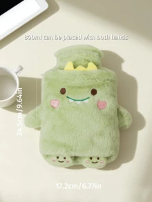 卡通毛绒注水热水袋可爱加厚暖手包注水热水袋，女士情人节生日礼物送给男朋友女朋友