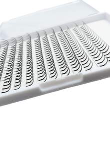 240 pestañas individuales con púas, longitudes mixtas de 10-18mm, pestañas naturalmente alargadas, rizo D de 0.07mm, extensiones de pestañas suaves y naturales, adecuadas para cualquier estilo, esencial de maquillaje reutilizable, pestañas individuales, pestañas postizas.