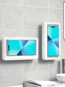 1pc The Perfect Gift For Music Lovers! No-Drill Shower Phone Holder - Adjustable, Waterproof & Sticky Back For A Truly Hands-Free Shower Experience - Multicolor - View 6