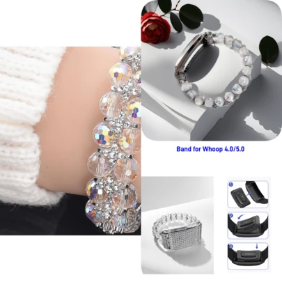 Funda protectora para rastreador 4.0/5.0, banda de repuesto de carcasa de PC, cubierta protectora con cristales + banda de cristal, brazalete deportivo compatible con sensor de frecuencia cardíaca 4.0