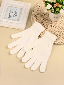 1/3双冬季魔术手套黑色针织手套保暖弹力手套适合角色扮演服装寒冷天气，男女秋冬保暖，学生骑行，户外运动 - 彩色 - 查看 7