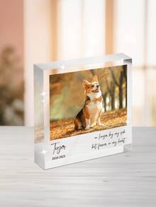 Personalized Pet Paw Memorial Acrylic Ornament-19styles,Personalized Pet Gift With Your Own Photo For Pet Lovers, Custom Pet'Name, Custom Picture In Memory Of Pet, Pet Loss Sympathy Gift, Dog Bereavement Gift, Memorial Gifts For Loss Of Pet - Multicolor - View 19