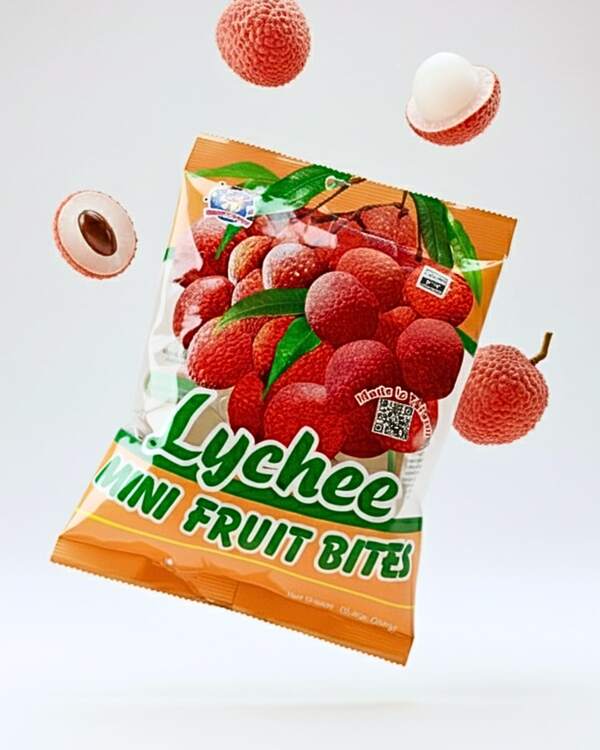 Gelatina de Lichia Mini Fruit Bites ABC 300g