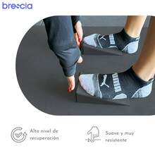 1 Par Bloque de Cuña para Sentadillas Yoga Pilates Meditación Fitness Ejercicios con peso Estiramiento Oferta Rampa De Sentadillas Antideslizante Color Negro - Negro - Ver 4