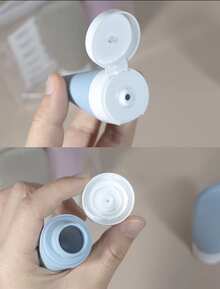 Kit de viaje de 3 botellas resllenables set envases viaje portátiles botella pequeña para cosméticos líquidos champú acondicionador equipaje mano portátil TSA aprobado a prueba fugas accesorios organizador compacto para viaje maleta mochilero - Multicolor - Ver 3