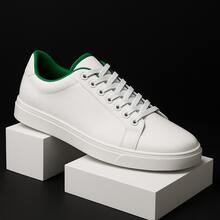 Men's Casual Sneakers, Stylish For Work Or Everyday Use, High Quality, Special Offer, Immediate Shipping - White/Green - View 5