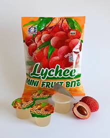 Lychee Jelly Mini Fruit Bites ABC 300g - 300g - Xem 2