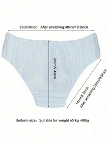 10/20pcs Pure White Color Disposable Women's Underwear Comfortable And Hygienic High-Waisted Disposable Panties For Women - Perfect For Travel And Business Trips,For Travel Outdoor Trips, Menstrual Periods, And Postpartum Care Disposable Women's Underpants, Soft And Comfortable, Suitable For Travel, Hotel, Hospital And Other Emergency Situations