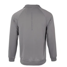 Under Armour Men's Mock Neck Jacket, Knit Slim Fit Athletic Outerwear, Windproof Lightweight, Suitable For Commuting & Casual Wear - Grey - View 2