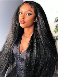 Eulisi 真人发夹式接发，女士专用，隐形自然直发夹式接发，8片双层缝合，1B色，卷发和直发均可使用 - Natural Black - 查看 25