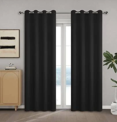 Las cortinas opacas brindan sombra, aislamiento térmico y caída natural.