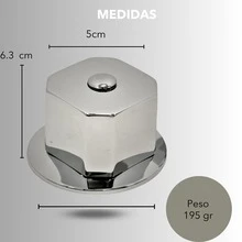 Juego de manerales cromados para regadera de acero inoxidable diseño moderno y resistente - Plateado - Ver 3