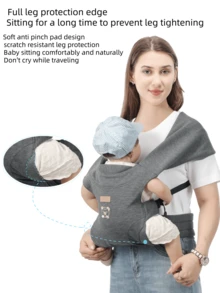 轻便四季多功能婴儿背带，前向式婴儿背带，透气婴儿背带 - 彩色 - 查看 7