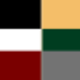 Blanco, Negro, Nude, Verde Militar, Marsala, Gris