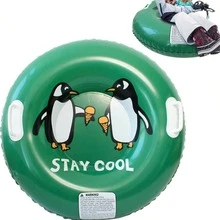 Universal Snow Pad | Inflatable Sled With Handle - Suitable For Parks, Gardens, Beaches, Sports, And Snow Activities - Multicolor - View 11