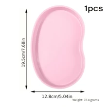 1 Set Bandeja de moda rosa, Bandeja rectangular de acero inoxidable, Bandeja de desinfección de herramientas para uñas, Bandeja cuadrada de acero inoxidable 304 reforzada para desinfección de herramientas dentales y orales, resistente al calor, en forma de corazón, ovalada y cuadrada, Bandeja de joyería de acero inoxidable, Herramientas de manicura, Bandeja de almacenamiento, Set de bandejas metálicas para cosméticos, Opción perfecta para el hogar y el salón, Decoración de habitaciones - Rosa - Ver 13