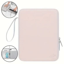 Premium Rubber Tablet Case Organizer For 10.9-Inch Tablets. - Hồng - Xem 1