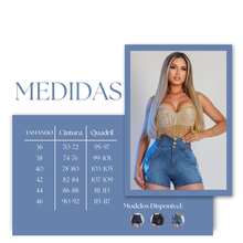 Women's High-Waisted Shaping Denim Shorts, Simple, Casual, Party, Denim With Pockets, Button, Zipper, Shaping Waist, Vacation, Beach, Summer, Spring - 淺色水洗藍 - 查看 6
