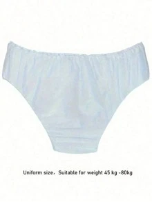 10/20pcs Pure White Color Disposable Women's Underwear Comfortable And Hygienic High-Waisted Disposable Panties For Women - Perfect For Travel And Business Trips,For Travel Outdoor Trips, Menstrual Periods, And Postpartum Care Disposable Women's Underpants, Soft And Comfortable, Suitable For Travel, Hotel, Hospital And Other Emergency Situations
