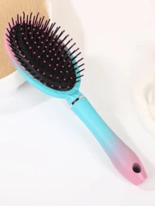 1件/3件套美发梳，造型梳，理发梳，卷发梳，气垫梳，按摩梳，解结梳，按摩工具，染发梳，头部按摩器，轻松梳开缠结，塑料材质，可用于吹干和拉直头发，椭圆形气垫梳，适用于各种发质，包括粗硬/卷曲/细软/长/短发，干湿两用，男女皆宜，气垫防静电梳，塑料按摩防静电发梳，实用护理，SPA，居家头部按摩，卷发梳 - 彩色 - 查看 6