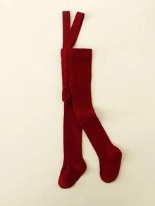 1pc Baby Suspender Tights, Boys/Girls Thermal Leggings, Children Christmas Pantyhose, Autumn/Winter