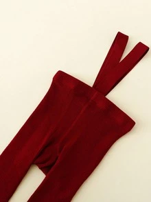 1pc Baby Suspender Tights, Boys/Girls Thermal Leggings, Children Christmas Pantyhose, Autumn/Winter