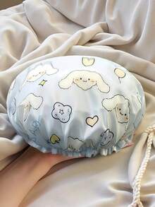 3个装Hello Kitty防水浴帽 - 家用沐浴帽，新款湿发防护帽，厨房防油防烟帽，加厚双层多功能防水帽，也适合作为万圣节、圣诞节和新年礼物