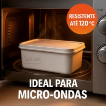 Kit Of 12 Plastic Pots - Various Shapes - Microwave, Freezer And Dishwasher Safe - 1 Liter - Red - View 5