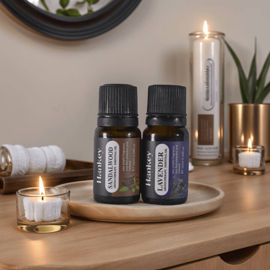 Lavender Oil*1 + Sandalwood Oil*1 Calming Lavender Sandalwood Oil - 米色 - 查看 1