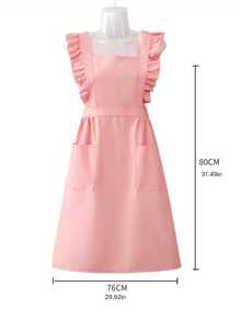 Celemek Dapur Tahan Air & Tahan Minyak 2024 - Cocok untuk Memasak, Makan, dan Bekerja - Celemek Tahan Air Poliester Tahan Lama - MultiWarna - View 7