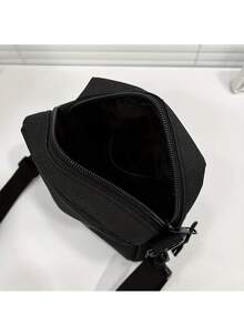 One Piece, Customized Multi-Functional Shoulder Bag, Simple Business Handbag, Large-Capacity Square-Shaped Bag Strap, Vacation School, Summer Continues, Black Nylon Business Casual Personalized Gift, Dad And Husband Backpack, Leather Bag, Homeless Person Bag, Gift Bag, Camping Hanging Bag - Black - View 5