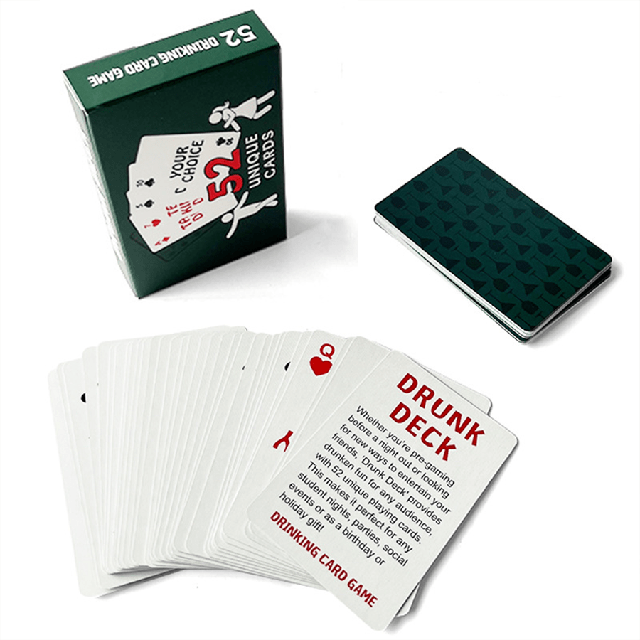 52 UNIQUE CARDS Couples Drinking Poker, Adult Date Night Game Cards, Add Fun To Parties And Gatherings, Fun Valentine's Day And Christmas Gifts