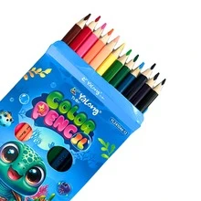 Pack de 12 Lápices de Colores Premium – Colores Brillantes, Trazos Suaves y Máxima Durabilidad para Dibujar, Pintar y Crear sin Límites - Multicolor - Ver 3