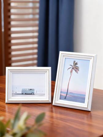 1개 미니멀리스트 사진 프레임, 가정 장식을 위한 다용도 가로 및 세로 방향, 풍경, 건축, 가족, 친구, 애완동물에 적합