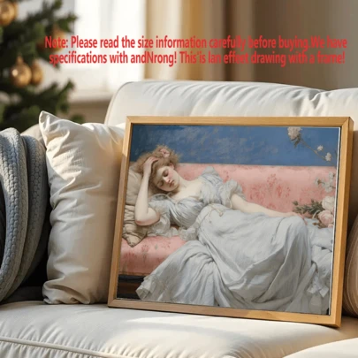 1pc, Canvas Wall Art, Framed Wall Decor, Stylish Aesthetic Home Decor, Don't Rush Me Art Portrait, Girly Wall Art, Gallery Wall Prints, Vintage Paintings, Minimalist Decor, Printed Dorm Wall Art Room Decor, Posters, Wall Decorations, Suitable For Living Room, Bedroom, Office, Etc. - Perfect Choice For Holidays, Murals, Posters, Birthday Gifts, Graduation Gifts - Canvas (Optional Frame)