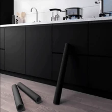 1 Roll Thickened Matte Solid Color Self-Adhesive Wallpaper - Matte Surface Waterproof Contact Paper, Suitable For Kitchen, Wardrobe, Cabinet And Home Decoration, Room Decoration, Wall Decoration, Bathroom Decoration, Bedroom Decoration, Room Arrangement Supplies, Living Room Decoration, Home Decoration, Living Room Wallpaper Stickers, Wall Stickers, Wall Decals, Kitchen Decoration Wall Paper - Multicolor - View 2