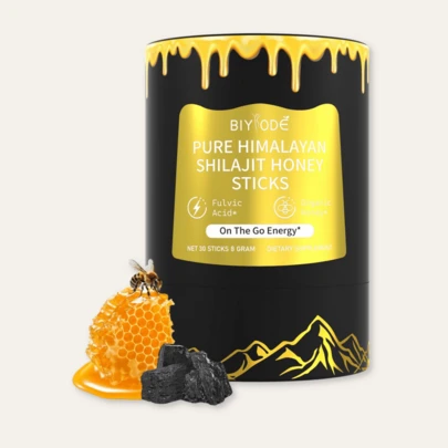 Himalayan Shilajit Honey Sticks – Pure & Organic Energy Supplement With Raw Honey For Vitality And Focus